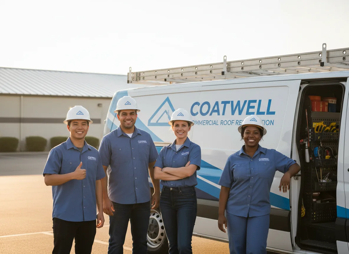 Commercial roof coating company in Enola, AR